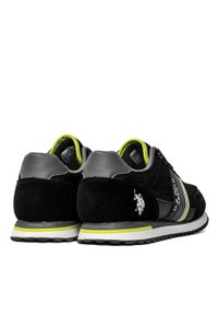 Sneakersy męskie czarne U.S. Polo Assn. Xirio002. Kolor: czarny. Sezon: lato, jesień
