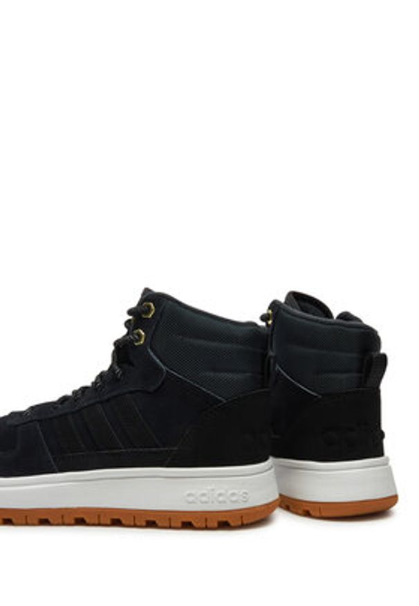 Adidas - adidas Sneakersy Frozetic FW3234 Czarny. Kolor: czarny. Materiał: skóra