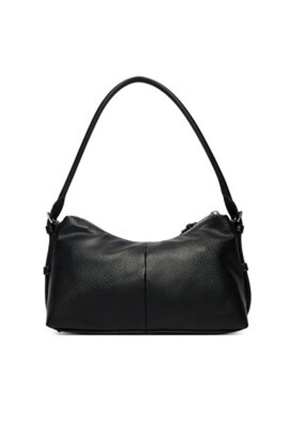 Tommy Jeans Torebka Tjw Bold Shoulder Bag AW0AW18468 Czarny. Kolor: czarny. Materiał: skórzane