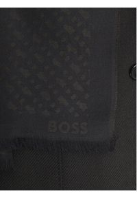 BOSS - Boss Szalik Ledonio 50517765 Czarny. Kolor: czarny. Materiał: materiał, bawełna