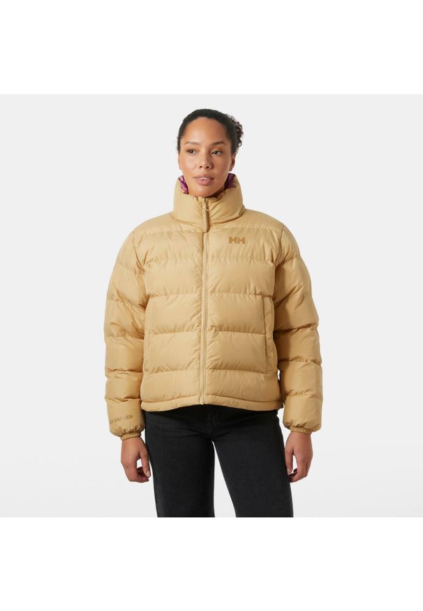 Damska kurtka puchowa Helly Hansen YU 23. Kolor: brązowy. Materiał: puch. Styl: elegancki