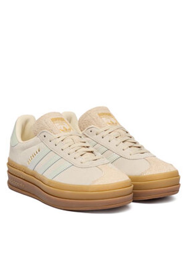Adidas - adidas Sneakersy Gazelle Bold IH6782 Beżowy. Kolor: beżowy. Materiał: skóra, zamsz. Model: Adidas Gazelle