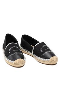 Karl Lagerfeld - KARL LAGERFELD Espadryle KL80108A Czarny. Kolor: czarny. Materiał: materiał #6