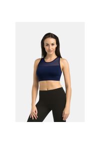 TEYLI - Top Damski Sportowy 2705. Kolor: niebieski. Materiał: wiskoza, elastan #1