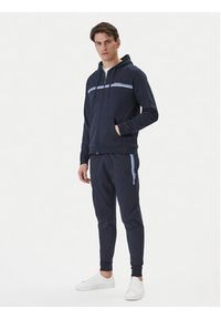 BOSS Bluza Authentic 50554785 Granatowy Regular Fit. Kolor: niebieski. Materiał: bawełna #5