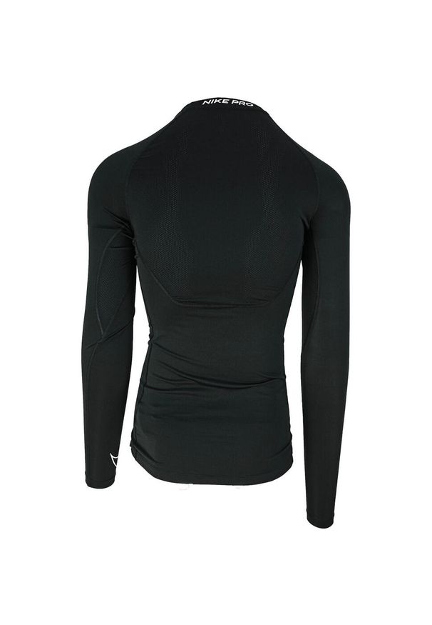 Koszulka treningowa męska Nike Compression. Kolor: czarny, biały, wielokolorowy. Długość rękawa: długi rękaw. Długość: długie. Sport: fitness