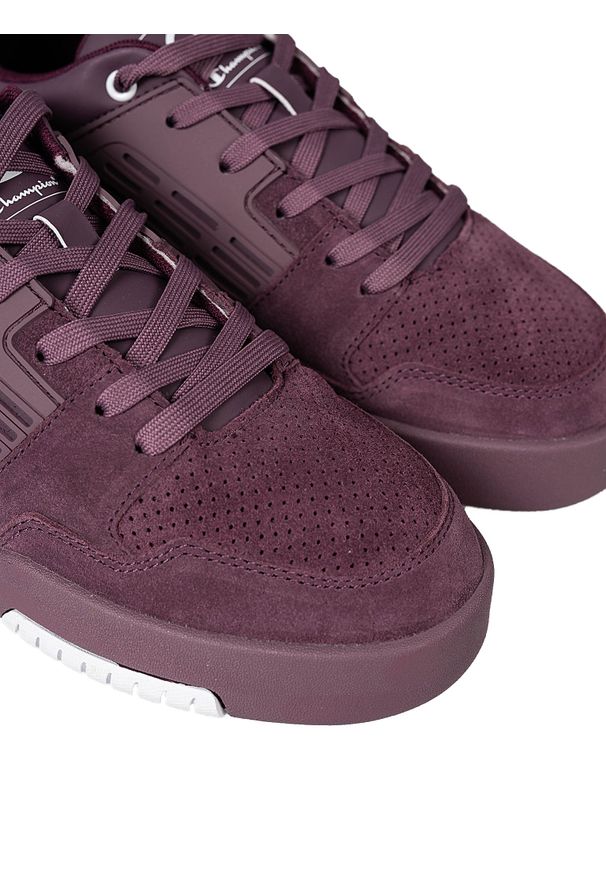 Champion Sneakersy "3ON3 Low" | S21862 | 3ON3 Low | Mężczyzna | Fioletowy. Kolor: fioletowy. Materiał: materiał, skóra, syntetyk. Wzór: nadruk
