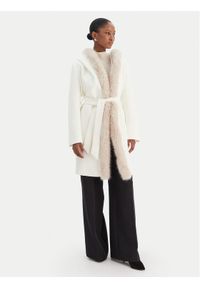 Rinascimento Płaszcz zimowy CFC0126714003 Écru Regular Fit. Materiał: syntetyk. Sezon: zima #1