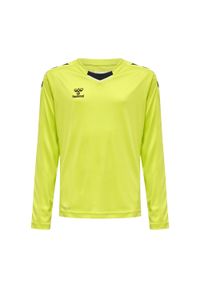 Koszulka dziecięca Hummel hmlCore. Kolor: żółty, wielokolorowy, zielony. Materiał: materiał. Sport: fitness, piłka ręczna #1