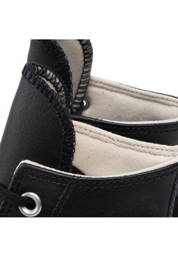 Converse Trampki Chuck Taylor All Star Lift Clean Hi 561675C Czarny. Kolor: czarny. Materiał: skóra