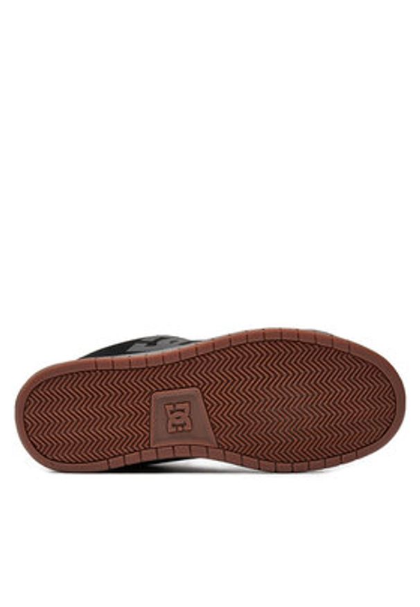 DC Sneakersy Gaveler ADYS100536 Czarny. Kolor: czarny. Materiał: skóra