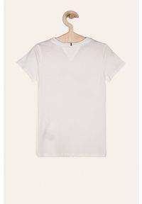 TOMMY HILFIGER - Tommy Hilfiger - T-shirt dziecięcy 98-176 cm. Okazja: na co dzień. Kolor: biały. Materiał: bawełna, dzianina. Wzór: nadruk. Styl: casual #2