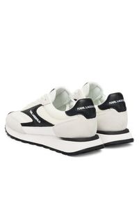 Karl Lagerfeld - KARL LAGERFELD Sneakersy KL51124E Biały. Kolor: biały. Materiał: zamsz, skóra