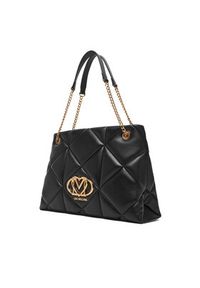 Love Moschino - LOVE MOSCHINO Torebka JC4040PP0NLC0000 Czarny. Kolor: czarny. Materiał: skórzane