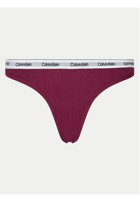 Calvin Klein Underwear Komplet 3 par stringów 000QD5209E Kolorowy. Materiał: bawełna. Wzór: kolorowy #3