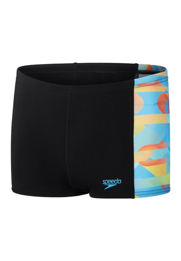 Kąpielówki chłopięce spodenki kąpielowe Speedo Digital Panel. Kolor: niebieski, wielokolorowy, czarny