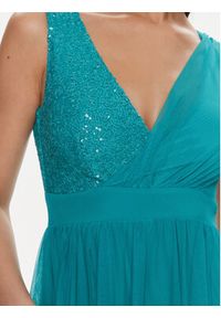 Rinascimento Sukienka wieczorowa CFC0117528003 Turkusowy Regular Fit. Kolor: turkusowy. Materiał: syntetyk. Styl: wizytowy #5