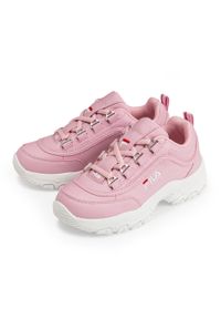 Fila - Buty dziecięce FILA Strada. Kolor: różowy. Sport: turystyka piesza