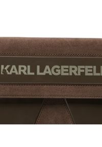 Karl Lagerfeld - KARL LAGERFELD Torebka 230W3177 Brązowy. Kolor: brązowy. Materiał: skórzane, zamszowe #5