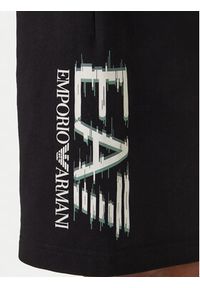 EA7 Emporio Armani Szorty sportowe 7M001329 AF17787 Czarny Regular Fit. Kolor: czarny. Materiał: bawełna. Styl: sportowy #4