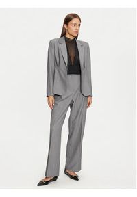 Vero Moda Marynarka Vika 10323449 Szary Slim Fit. Kolor: szary. Materiał: syntetyk #4