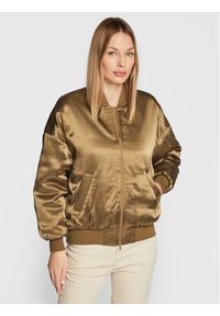 Max Mara Leisure Kurtka bomber Sierra 34860426 Brązowy Regular Fit. Kolor: brązowy. Materiał: syntetyk