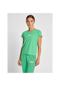 Koszulka damska Hummel Legacy. Kolor: zielony. Materiał: jersey, bawełna. Sport: piłka nożna #1
