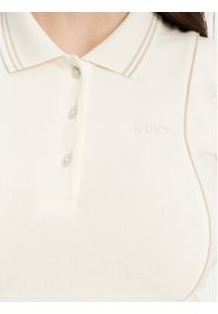 Guess Sukienka dzianinowa V5YK00 KCX12 Écru Regular Fit. Materiał: wiskoza #5