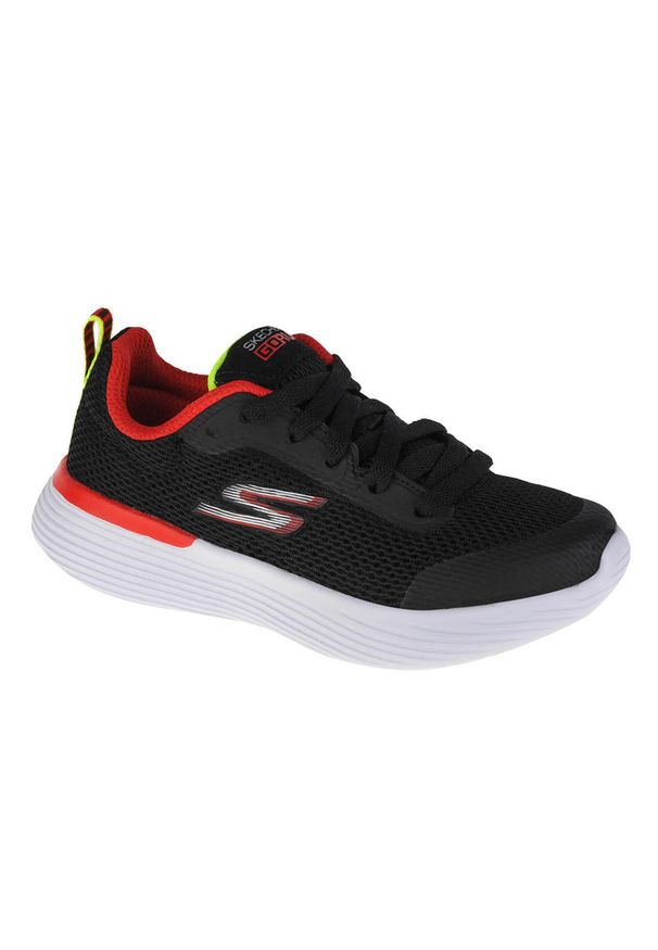 skechers - Buty do chodzenia chłopięce, Skechers Go Run 400 V2 Omega. Kolor: czerwony, wielokolorowy, czarny. Sport: bieganie, turystyka piesza