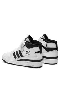 Adidas - adidas Sneakersy Forum Mid IG3756 Biały. Kolor: biały. Materiał: skóra