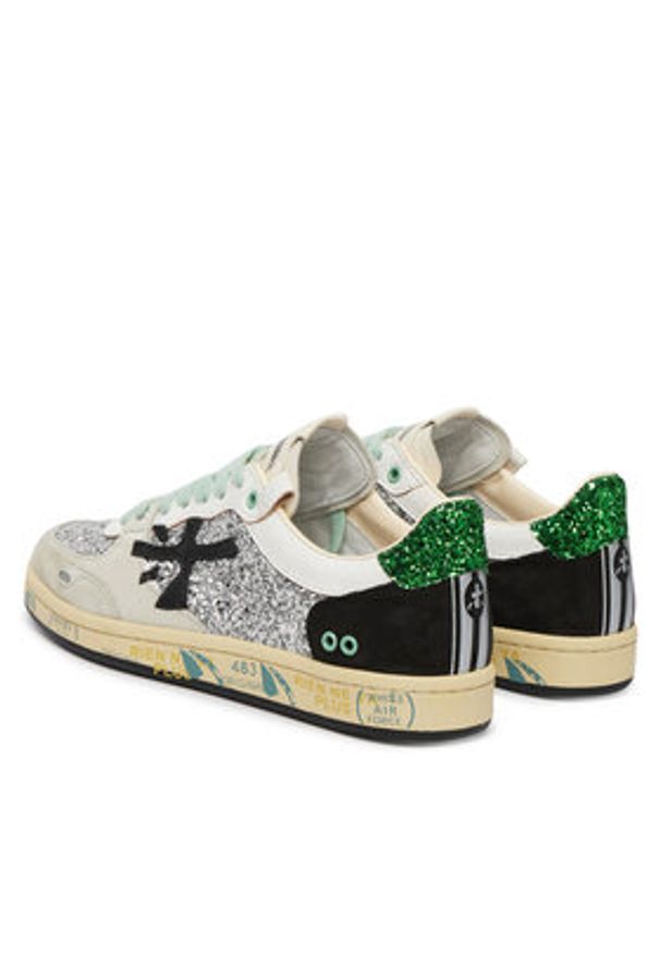 Premiata Sneakersy Clayd Var 8165 Srebrny. Kolor: srebrny. Materiał: skóra, zamsz