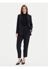 BOSS - Boss Spodnie materiałowe Tapiah 50490037 Granatowy Regular Fit. Kolor: niebieski. Materiał: syntetyk #4