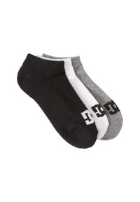 DC Shoes - dla Mężczyzn DC ANKLE 5PK Czarny. Kolor: czarny. Materiał: poliester, materiał, poliamid, bawełna, elastan