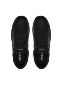 Emporio Armani Sneakersy X4X570 XN840 K001 Czarny. Kolor: czarny. Materiał: skóra #2