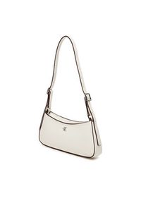 Calvin Klein Torebka Ck Small Shoulder Bag LV04F3170G Biały. Kolor: biały. Materiał: skórzane #5