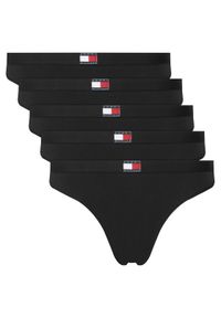 TOMMY HILFIGER - Tommy Hilfiger Komplet stringów UW0UW05642 Czarny. Kolor: czarny. Materiał: bawełna #1