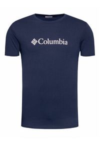 columbia - Columbia T-Shirt Csc Basic Logo™ 1680053 Granatowy Regular Fit. Kolor: niebieski. Materiał: bawełna