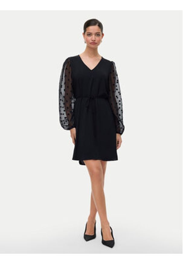 Vero Moda Sukienka koktajlowa Alva 10337473 Czarny Regular Fit. Kolor: czarny. Materiał: syntetyk. Styl: wizytowy