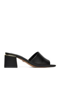 Nine West Klapki CEO-6223-9 Czarny. Kolor: czarny. Materiał: materiał #7