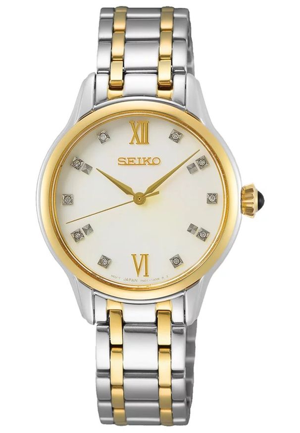 Seiko - Zegarek Damski SEIKO Lady Diamonds Classic SRZ540P1. Styl: klasyczny