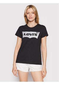 Levi's® T-Shirt The Perfect 17369-0483 Czarny Regular Fit. Kolor: czarny. Materiał: bawełna