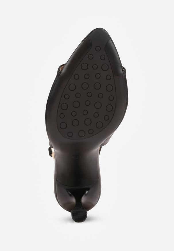 Renee - Czarne Sandały Slingback VICES na Szpilce z Odkrytym Noskiem Blooma. Kolor: czarny. Sezon: lato. Obcas: na szpilce. Styl: elegancki, boho
