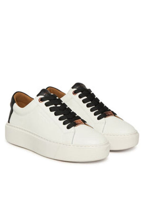 Alexander Smith Sneakersy London ALBCLHW-8009-WBK Biały. Kolor: biały. Materiał: skóra