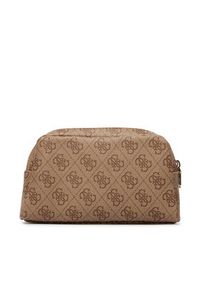 Guess Kosmetyczka PW7564 P6273 Beżowy ciemny. Kolor: beżowy. Materiał: skóra #4