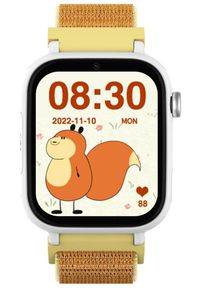 dcu tecnologic - Smartwatch DCU KIDS PRO Czarny Pomarańczowy. Rodzaj zegarka: smartwatch. Kolor: czarny, pomarańczowy, wielokolorowy