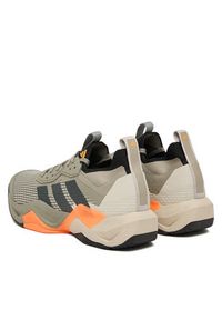 Adidas - adidas Buty na siłownię Rapidmove Adv 2 JQ3941 Khaki. Kolor: brązowy. Materiał: materiał. Sport: fitness #4