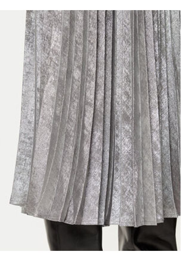 GAP - Gap Spódnica plisowana 587128-00 Srebrny Regular Fit. Kolor: srebrny. Materiał: syntetyk