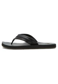 Quiksilver - Sandały dla Mężczyzn CARVER NATURAL Czarny. Kolor: brązowy, zielony, wielokolorowy. Materiał: guma, skóra. Sezon: lato