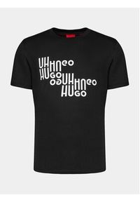 Hugo T-Shirt Davalon 50504936 Czarny Regular Fit. Kolor: czarny. Materiał: bawełna #6