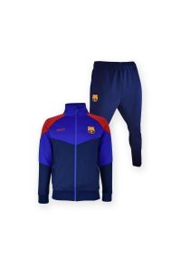 Dres FC Barcelona 2025-26. Kolor: wielokolorowy. Materiał: dresówka. Sport: piłka nożna